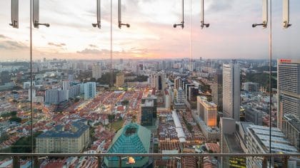 panoramic view of singapore