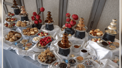 Easter Dessert Chocolate Buffet